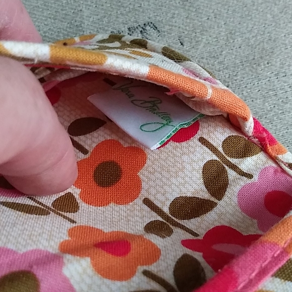 Vera Bradley Card Holder Orange & Pink - Picture 9 of 14